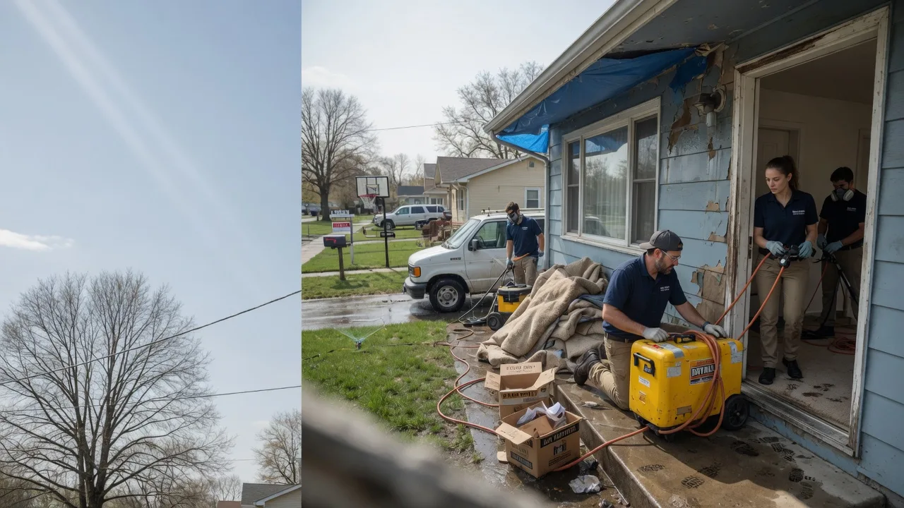 Basement Flood Cleanup in Crowville, LA near me